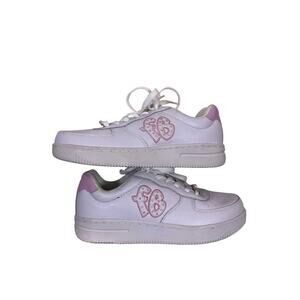 FUBU Y2K Rhinestone Sneakers Women’s Size 8.5 Embroidered Retro Streetwear Shoes